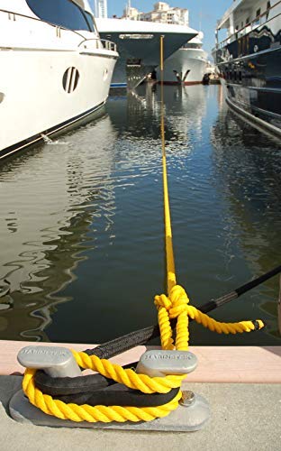 Yellow twisted Polypropyelene Rope 1/2