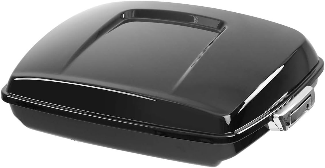 Rider Passenger Seat Backrest + 5.5'' Razor Tour Trunk Fit for Harley Touring Road King Glide Street Glide 2014-2023 SLMOTO Two Up Driver Seat Cushion W/Tour Trunk Pad
