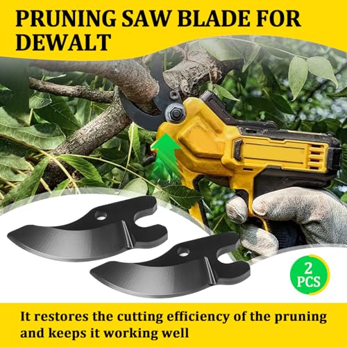 Image of 2Pcs N920015 Pruning Shear Blades Compatible with DEWALT 20V MAX Cordless
