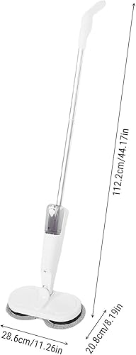 Miniatura 8 de Cordless Electric Mop Powerful Floor Cleaner with Light Water Spray Large Water USB Rechargeable for Home Office Cleaning ABS Stainless Steel