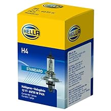 HELLA H4 Standard Halogen Bulb, 12 V, 60/55W