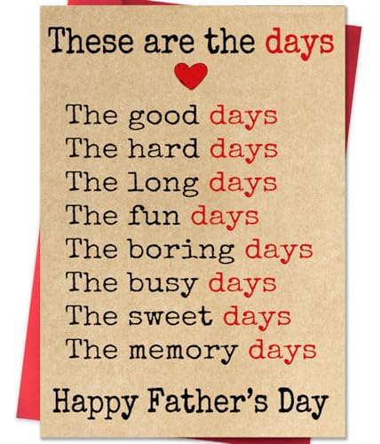 Beixian Fathers Day Card for Husband, Fathers Day Gift from Wife, Happy Father’s Day Husband Card, Heartfelt Greeting Card for Dad, Family Appreciation Card from Partner