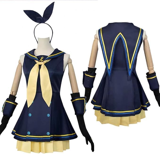 [HANCHENG] ボーカロイド 双子 鏡音リンコスプレ cosplay衣装 コスチューム 男女兼用 アニメ クリスマス ハロウィ