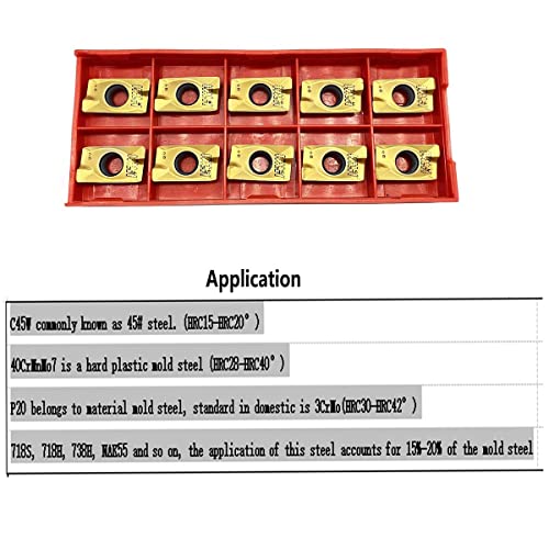 Gbj Apmt1604 Pder 10Pcs Turning Inserts Cutting Tools Dp010 For Bap400R Milling Inserts Tool Holders Processing Steel Parts #TOP4