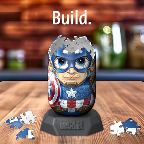 Ravensburger Hylkies No.33 Marvel - Captain America - Collectable Toys and Gifts for Kids and Adults Age 8 Years Up - Image 4