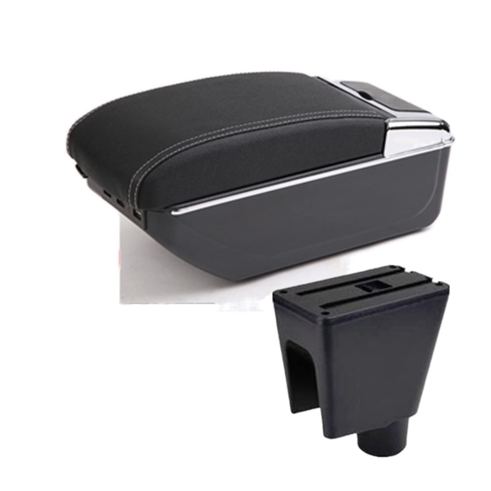 Baiqimv For Chevrolet For Spark III 2011 2012 For Aveo T200 Car Armrest Box Accessories Interior Storage Box(D3 7USB)