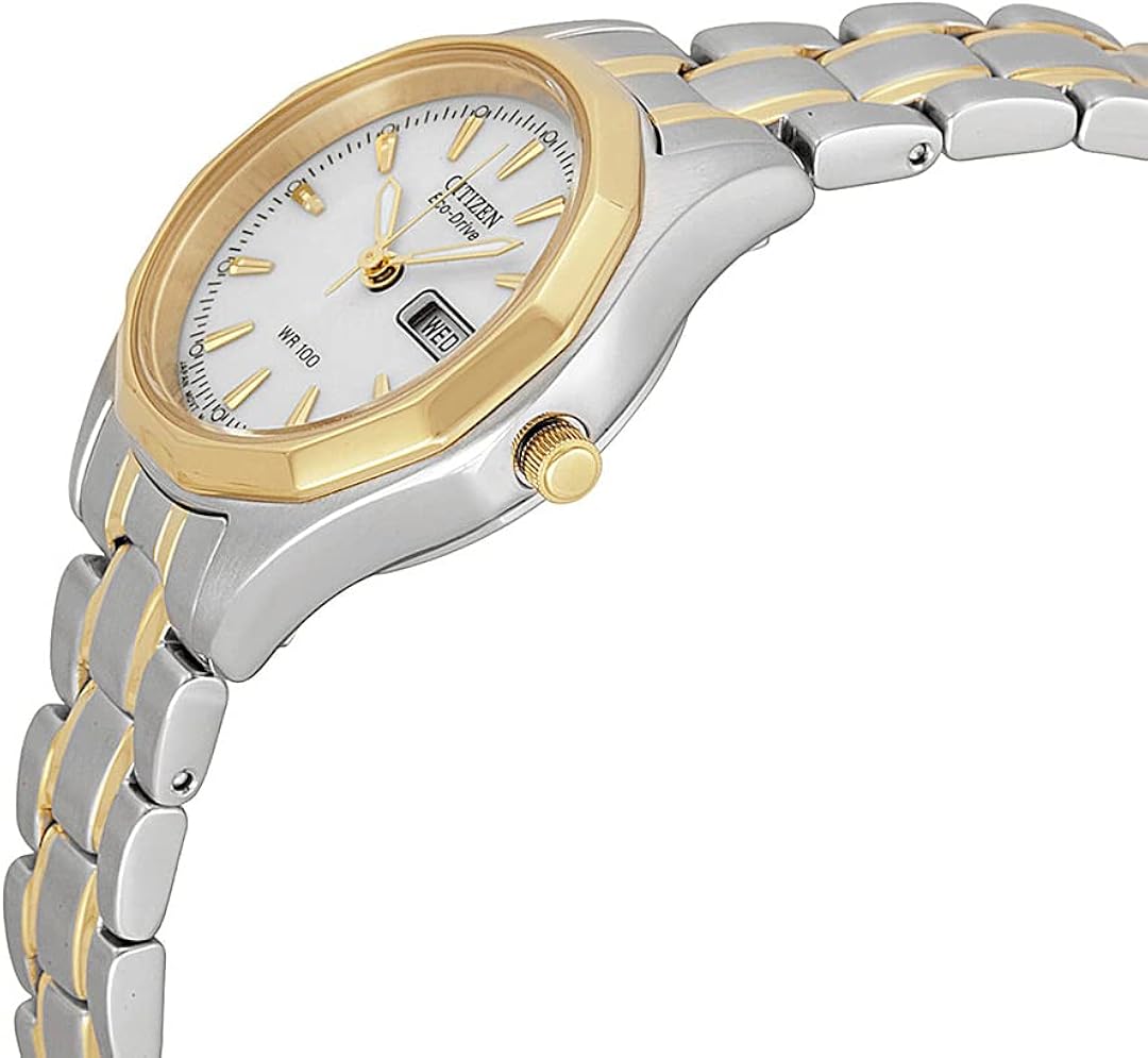 Citizen Orologio analogico al quarzo da donna con cinturino in acciaio inox Citizen Orologio analogico al quarzo da donna con cinturino in acciaio inox