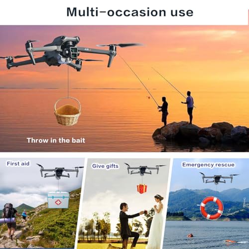 Image of Payload Airdrop System for DJI Air3 Drone, Wedding & Rescue Delivery Accessory