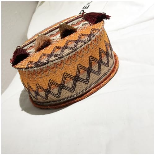 Chinese Ethnic Style Round Bag - Straw Weave, Chain Strap, Crossbody and Handheld, Phone Holder, Large Capacity, Bohemian Style, Gift For Lady, Woman, Girl4