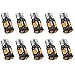 Antline 194 168 2825 T10 W5W Error Free LED Bulb Amber Yellow, Super Bright 300 Lumens 10-SMD 5730 Chipset LED Bulbs for Interior Dome Map Door Courtesy License Plate Lights, Pack of 10