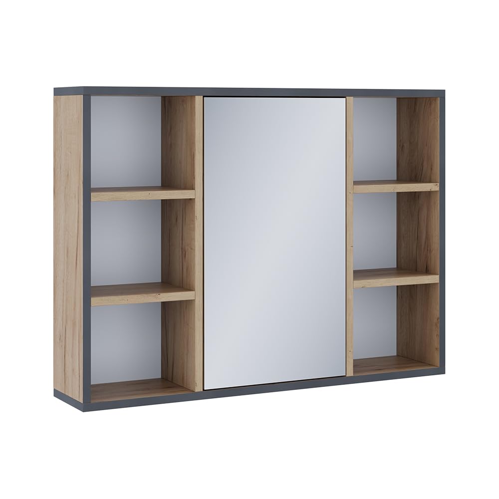 Vicco Armoire de Toilette Stephan, Chêne doré, 80x59.2cm