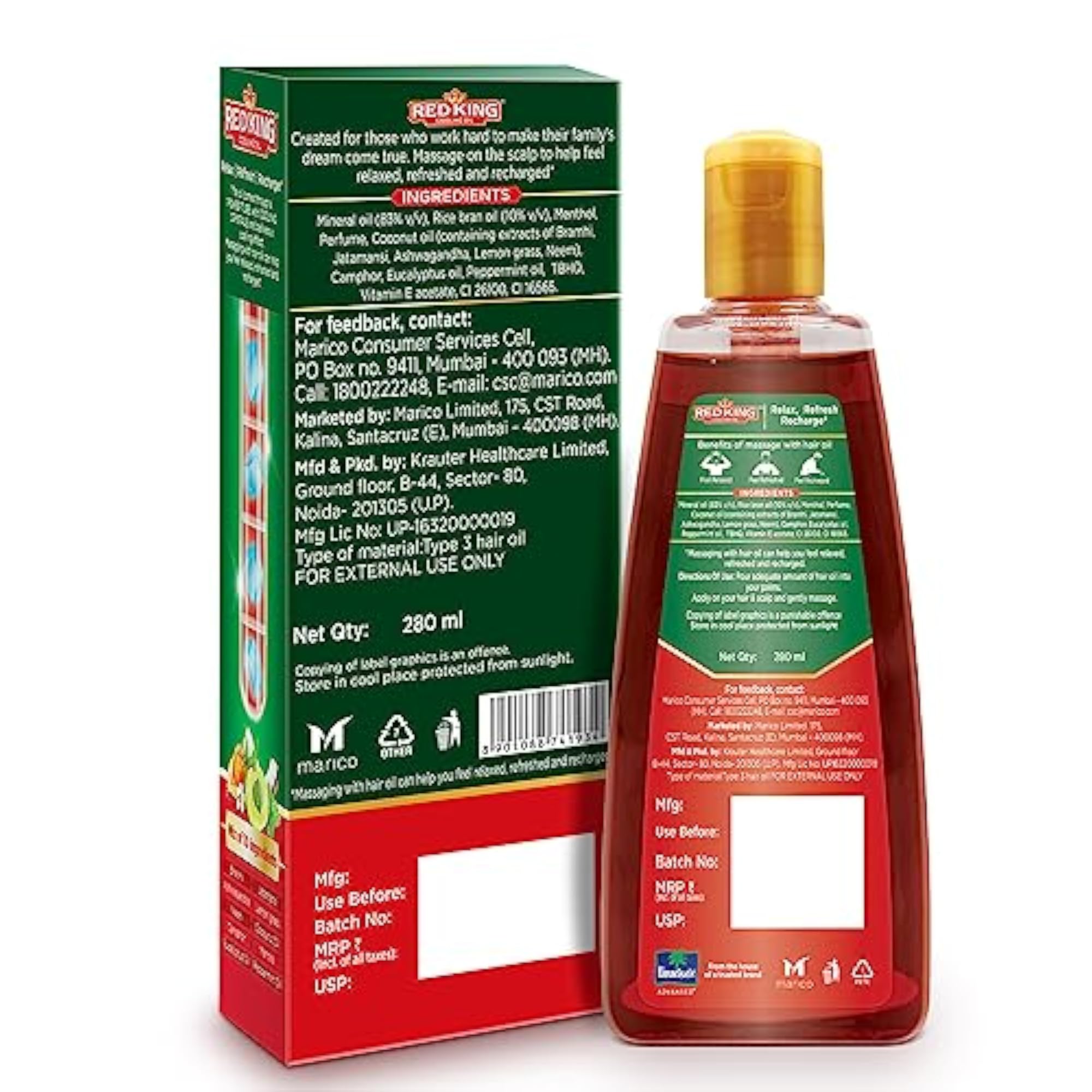 King Cooling Oil 280ml