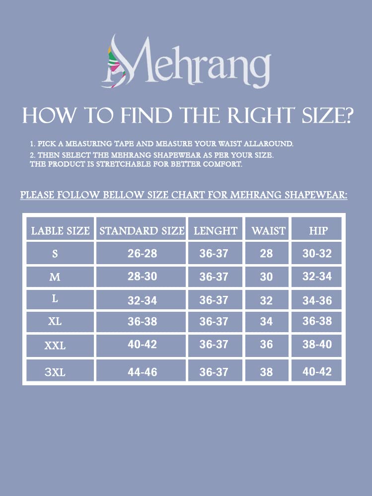 Image of Mehrang Stretchable Saree Shapewear Petticoat for Women, Cotton Blended,Petticoat,Skirts for Women,Shape Wear Dress for Saree