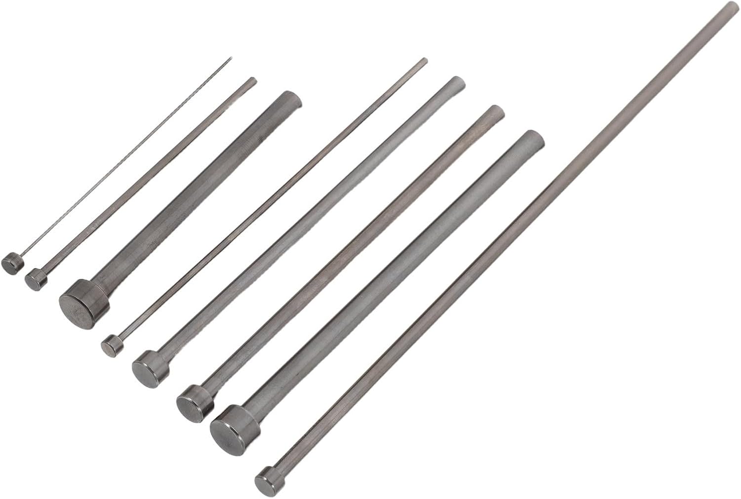 8pcs round Tip Ejector Pin Punch for Die Casting Molds Made of Skd61 Steel Wear and Lasting Performance, Suitable for Vacuum Mold Ejector Tool Applications and Die Manufacturing