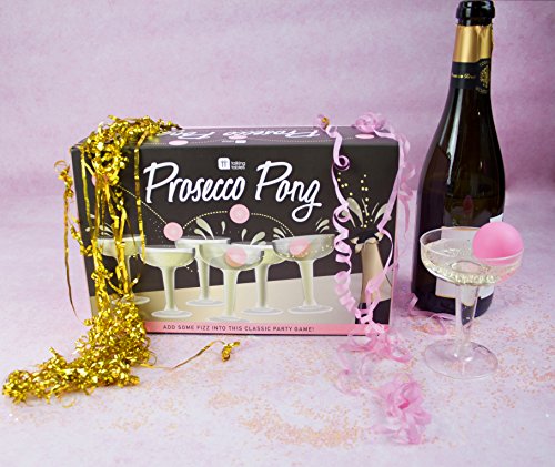 Prosecco-Pong-Drankspel-voor-volwassenen-Inclusief-bril-en-pingpongballen-Spellen-voor-vrijgezellenfeest-meisjesavond-verjaardag-bruids-douche-oudejaarsavond-champagne