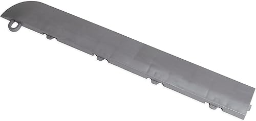 Miniatura 28 de Big Floors Kit de borde de transición femenino, borde modular de piso de garaje entrelazado duradero, compatible con productos RaceDeck, GarageTrac