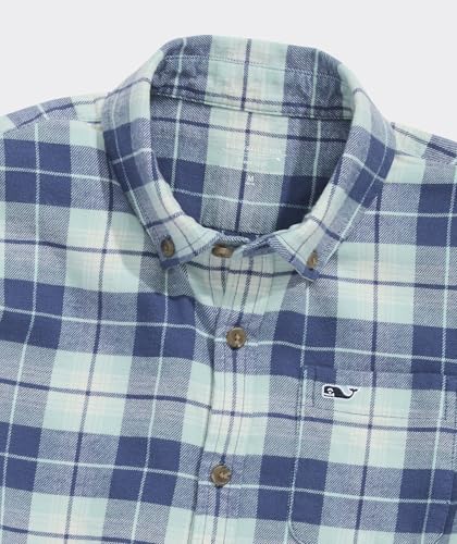 Image of vineyard vines Boys' Boys' Muskeget Plaid Vineyard Flannel Shirt