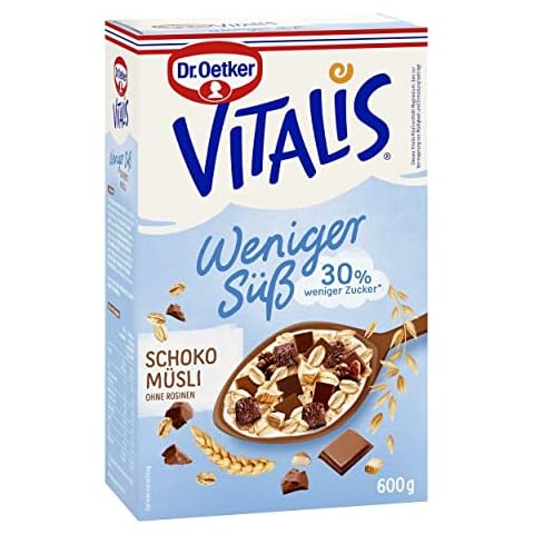 Dr. Oetker Vitalis Weniger Süß Schoko Cover