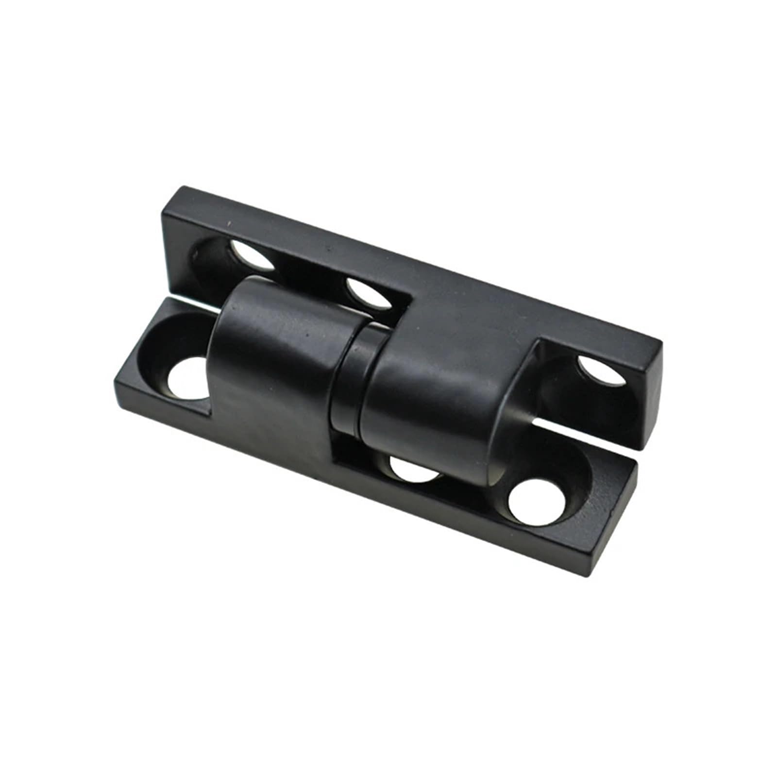 FQJYXWEWL Zinc Alloy Black Hinge Industrial Instrument Equipment Distribution Board Metal Box Cabinet Door 1Pcs