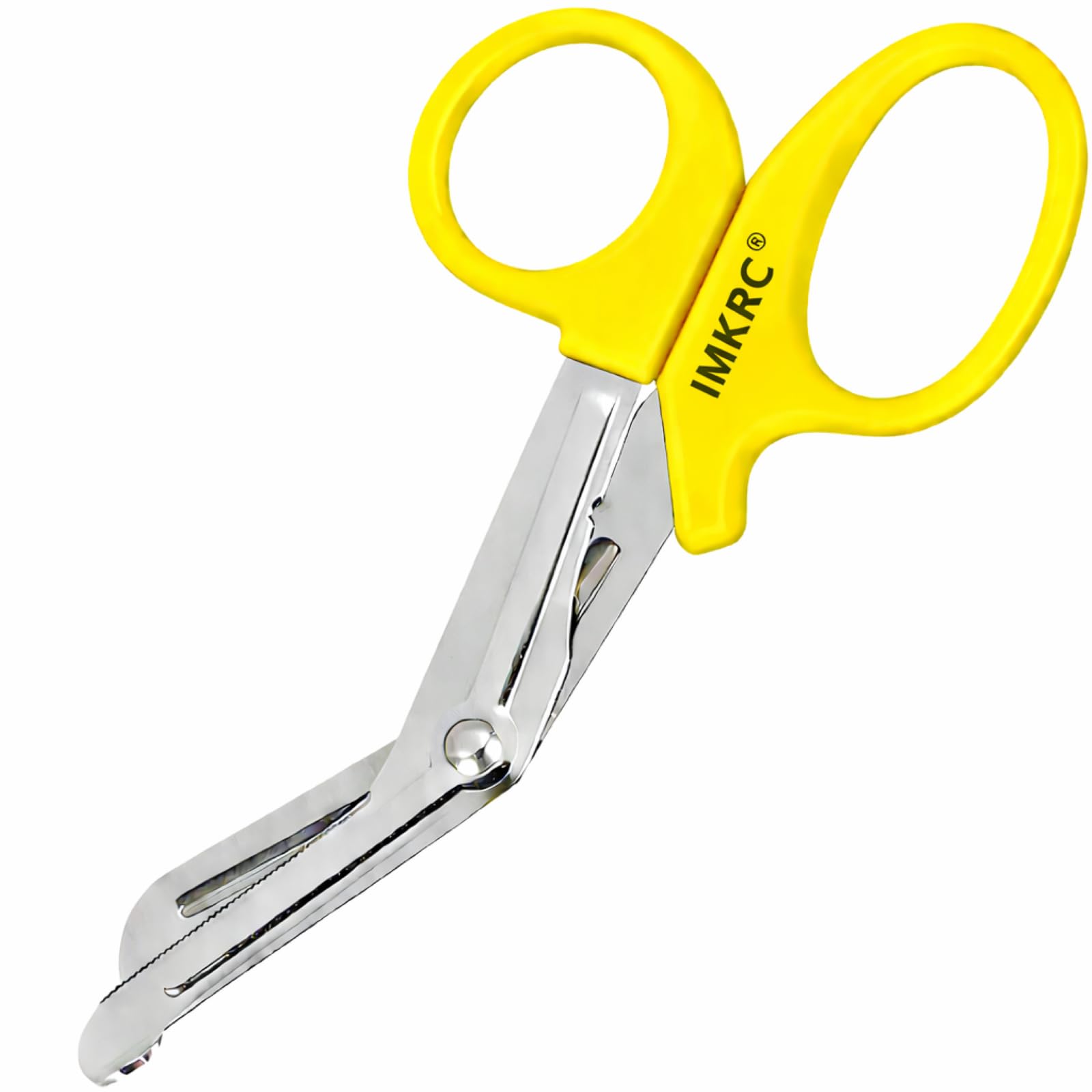 Tuff Cut Scissors Tough Shears First Aid Nurse Paramedic Emergency EMT for Nurses, Doctors, Firefighters, Paramedics (Yellow, Large 7.5'')