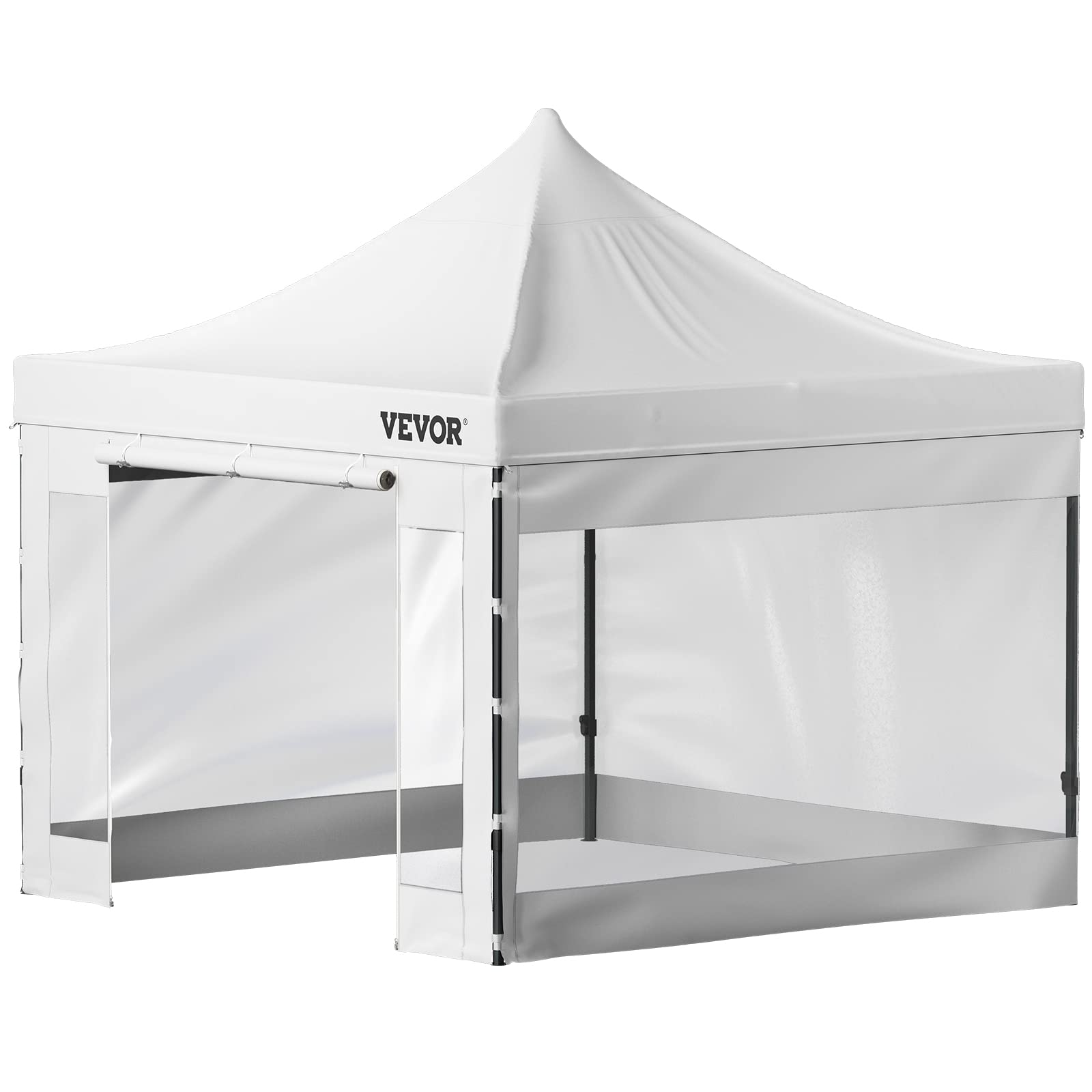 VEVOR Tonnelle Imperméable Tente Pop-up Jardin avec Parois Latérales Pavillon Terrasse Extérieure Abri Pliable Soleil Pluie Neige Résistant aux UV et Sac à roulettes pour Fête Arrière-Cour