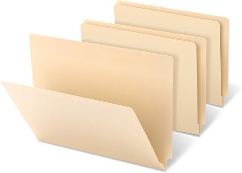 Miniatura 3 de Office Depot - Carpetas de 2 capas con pestañas finales, tamaño carta, pestañas de corte recto, tamaño carta, manila, caja de 100 unidades