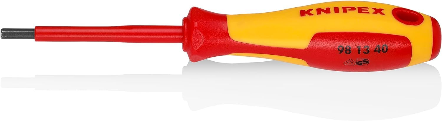 Knipex 98 13 40 VDE Insulated 4mm Hex Allen Key Screwdriver