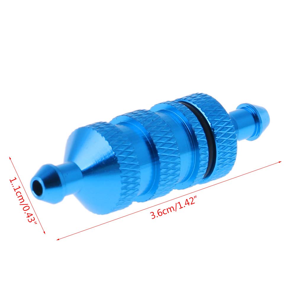 Jenor Filtro carburante 1/8 1/10 RC, modello auto ricambi Nitro HSP 02156 94122 94188