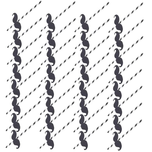 FOMIYES 50 pitillos de papel para bebidas y fiestas miniatura 1