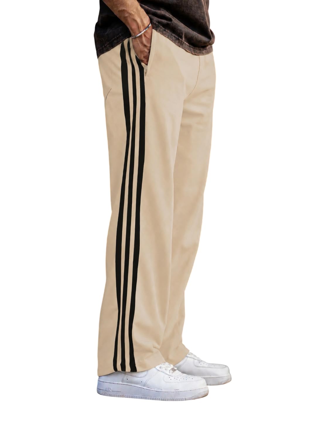 Samfor Men's Baggy Trackpants | Oversized Fit Streetwear & Gym Wear | Comfortable Casual Joggers for Men-picture-20
