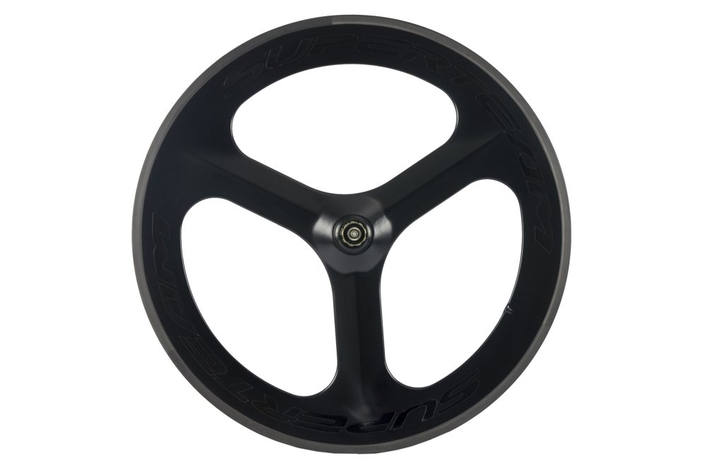 Amazon | Superteam 70mm カーボン 3本スポークホイールセット 700c