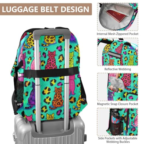 Mochila para laptop y negocios de 17.5'' estampada juvenil para portátil escolar 4