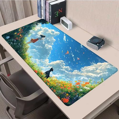 Tapis souris vert imperméable grand format et antidérapant