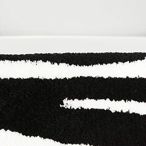 Sealskin Safari Bath Mat, Acrylic, Black, 60 x 2 x 90 cm