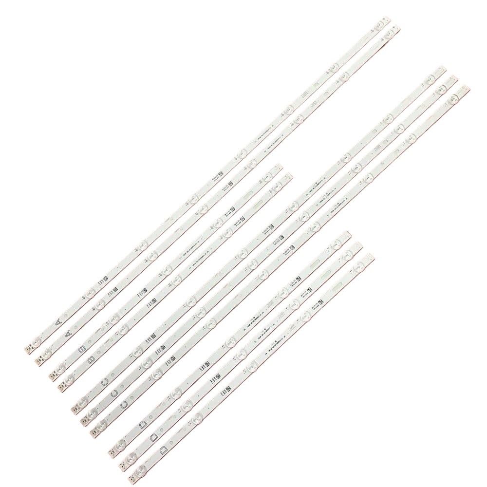 Ysabvcp Kit 10Pcs For 1 Tv Led Backlight Strip Set Fit For Toshiba 65U2963db 65Ua3d63dg 65Ul2063db Bush Dled65uhdhddrs(Kit 10Pcs For 1 Tv)