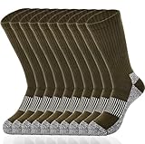 Skyebed 5 Pairs Mens Military Socks Army Green Hiking...