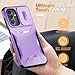 GOVTAN Compatible with Samsung Galaxy A26 5G Case with Slide Camera Cover+Screen Protector,Military Grade Drop Protection,Heavy Duty Rugged Shockproof Protective Phone Cover,2025 Purple