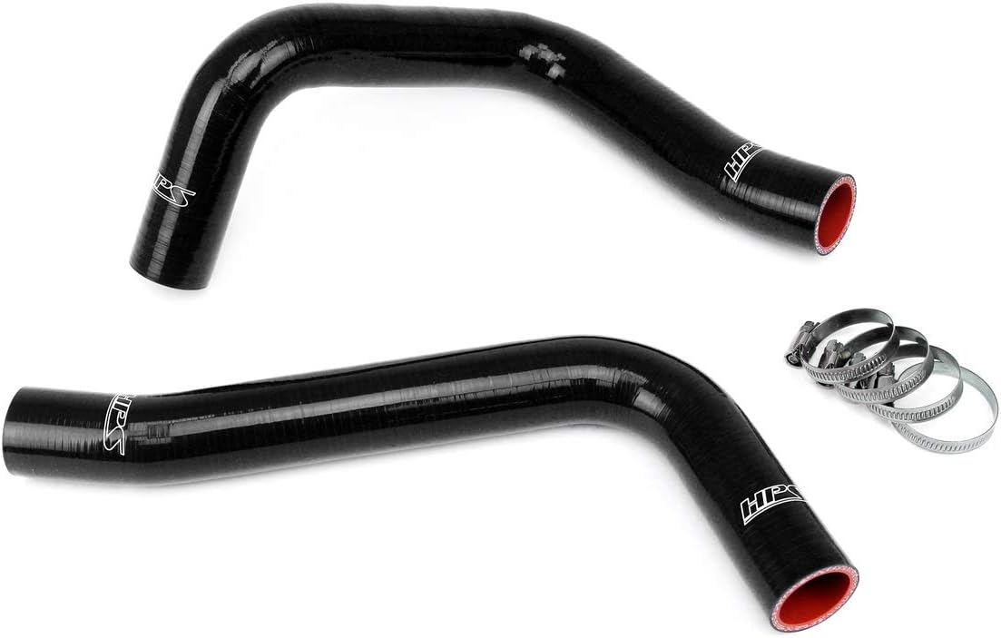 HPS Black 3-ply Reinforced Silicone Radiator Coolant Hose Kit 57-2056-BLK