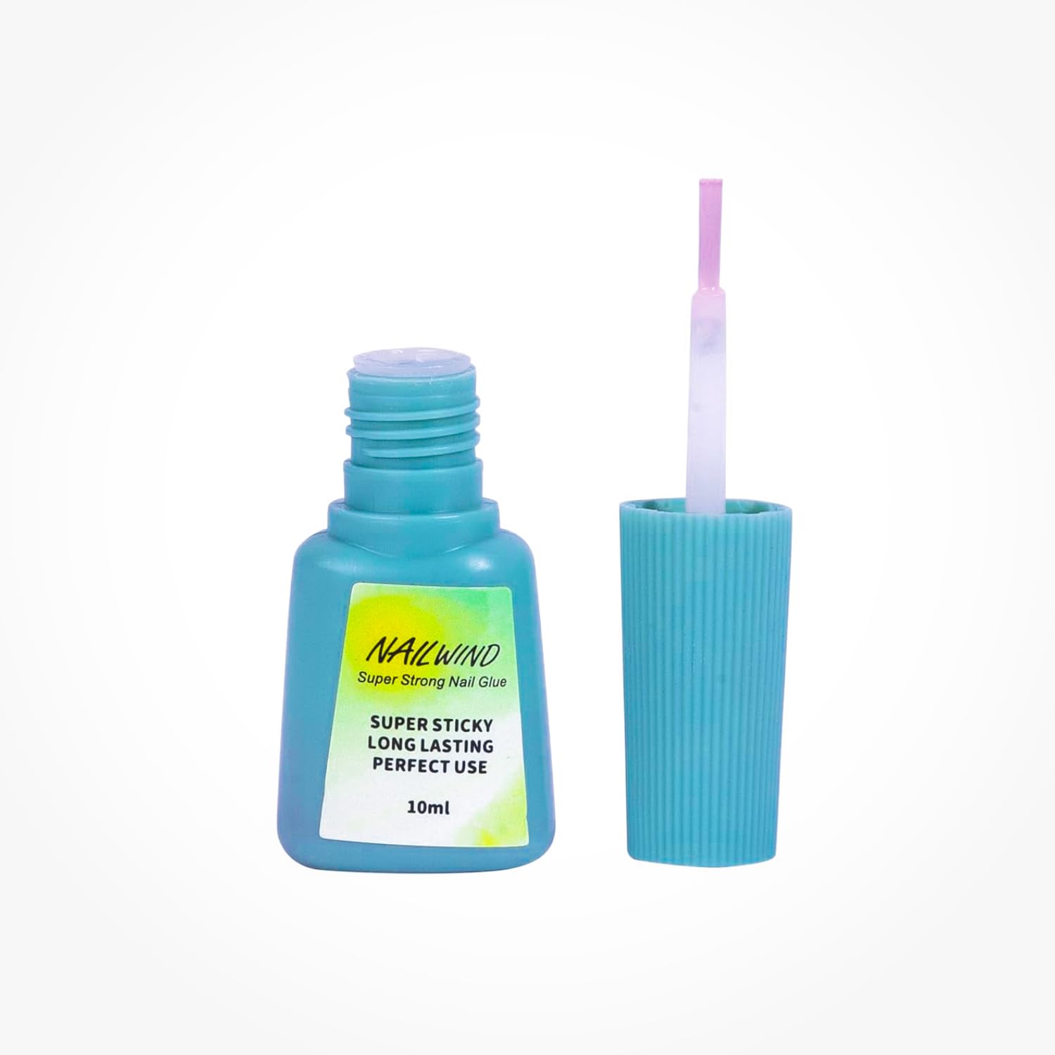 NAILWIND Brush On Nail Glue - Fast Drying Adhesive for Glue-On Nails & Repairs with Brush-On Applicator, Ideal for Tips & Wraps, Net 10ml-image-47