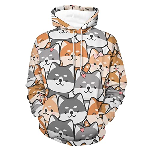 Hoodie Hund sweats à capuche unisexe impression 3D pour style casual quotidien