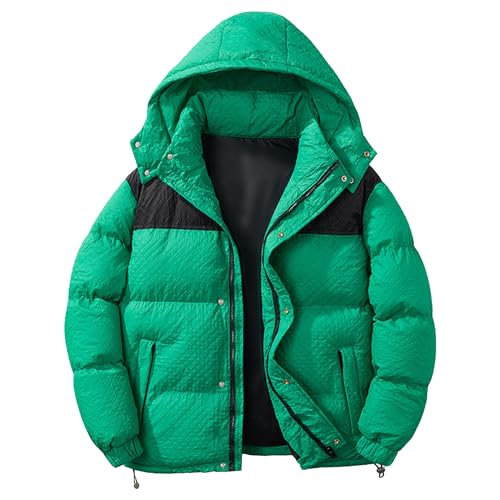 Manteau d'hiver à capuche contre le froid et l'humidité extrême pour homme