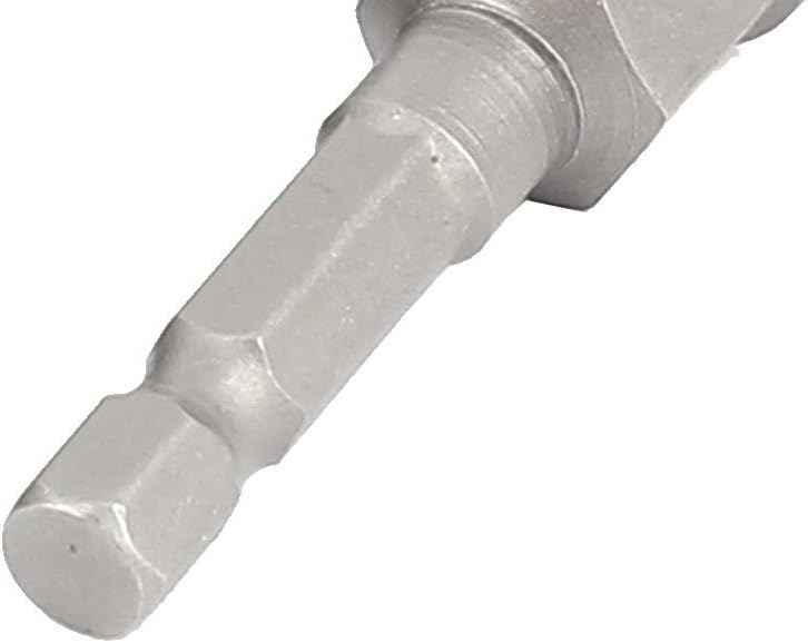 Aexit 1/4" Hexagon Screwdriver Bits Shank 10mm Hex Nut Socket Driver Bit Adapter 80mm Nut Driver Bits Long 10pcs