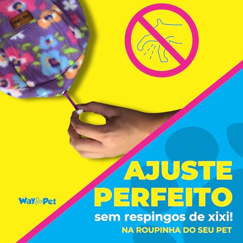 WAY PET Jaqueta com Capuz e Bolso Ajustavel Feminino Femea Masculino Macho Dog Pet Roupa para Cachor