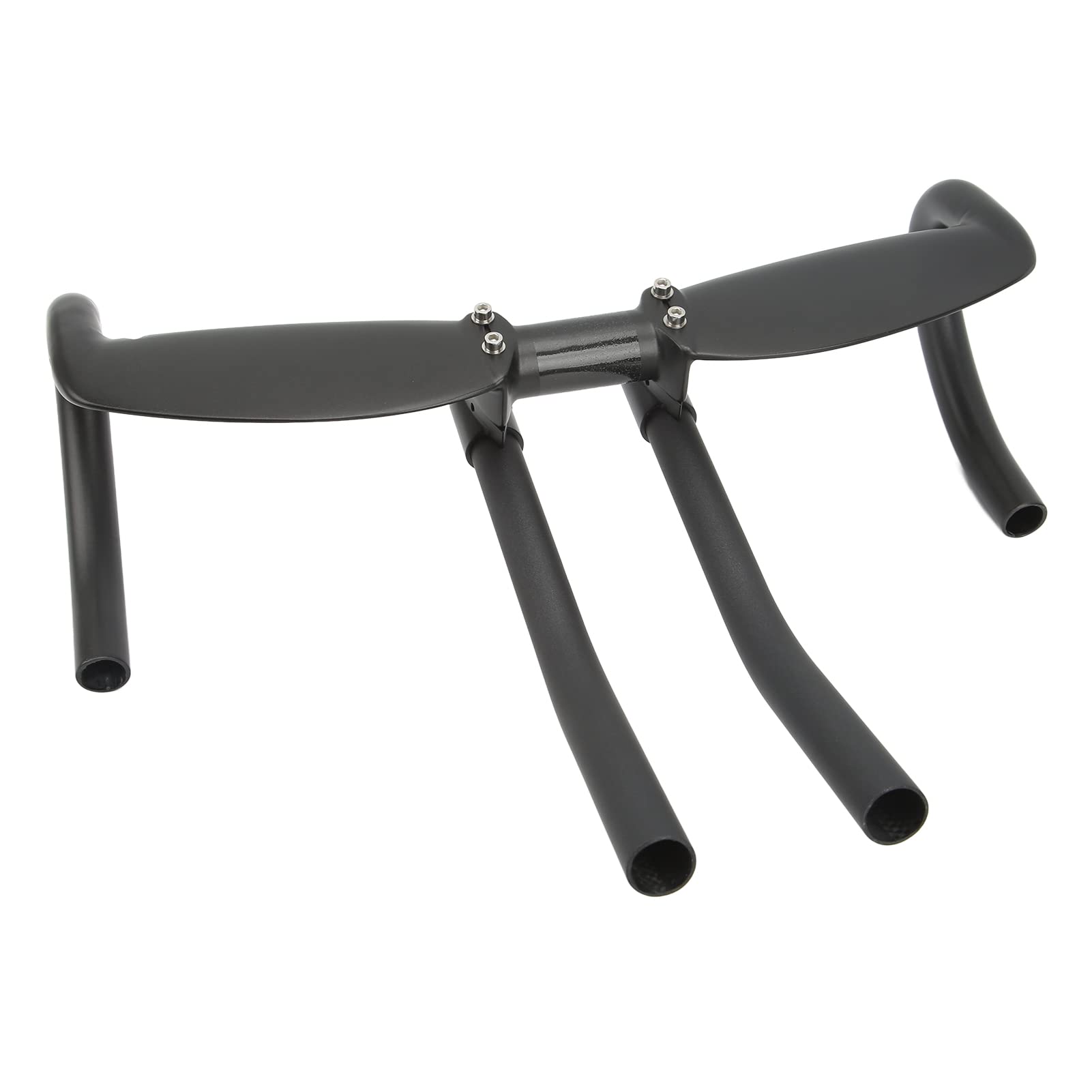 Manillar de fibra de carbono de 31,8 mm, manillar de bicicleta de carretera, fibra de carbono liviana de alta resistencia con diseño ergonómico, manillar cómodo antideslizante de
