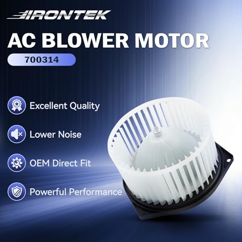 Image of IRONTEK HVAC Heater Blower Motor Fan 700314 Fit for Nissan NV1500 2012-2021, NV2500 2012-2021, NV3500 2012-2021, Titan XD 2017-2021, Titan XD 2016-2021 PM4059 272201PA0A 27220EZ00A 272201PA1B