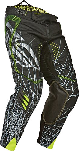 Fly Racing Evolution 2.0 Spike Mens Off-Road/Dirt Bike Motorcycle Pants - Black/Hi-Vis / Size 34
