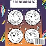 Zoom IMG-1 halloween funny ghost coloring book Zoom IMG-1 halloween funny ghost coloring book