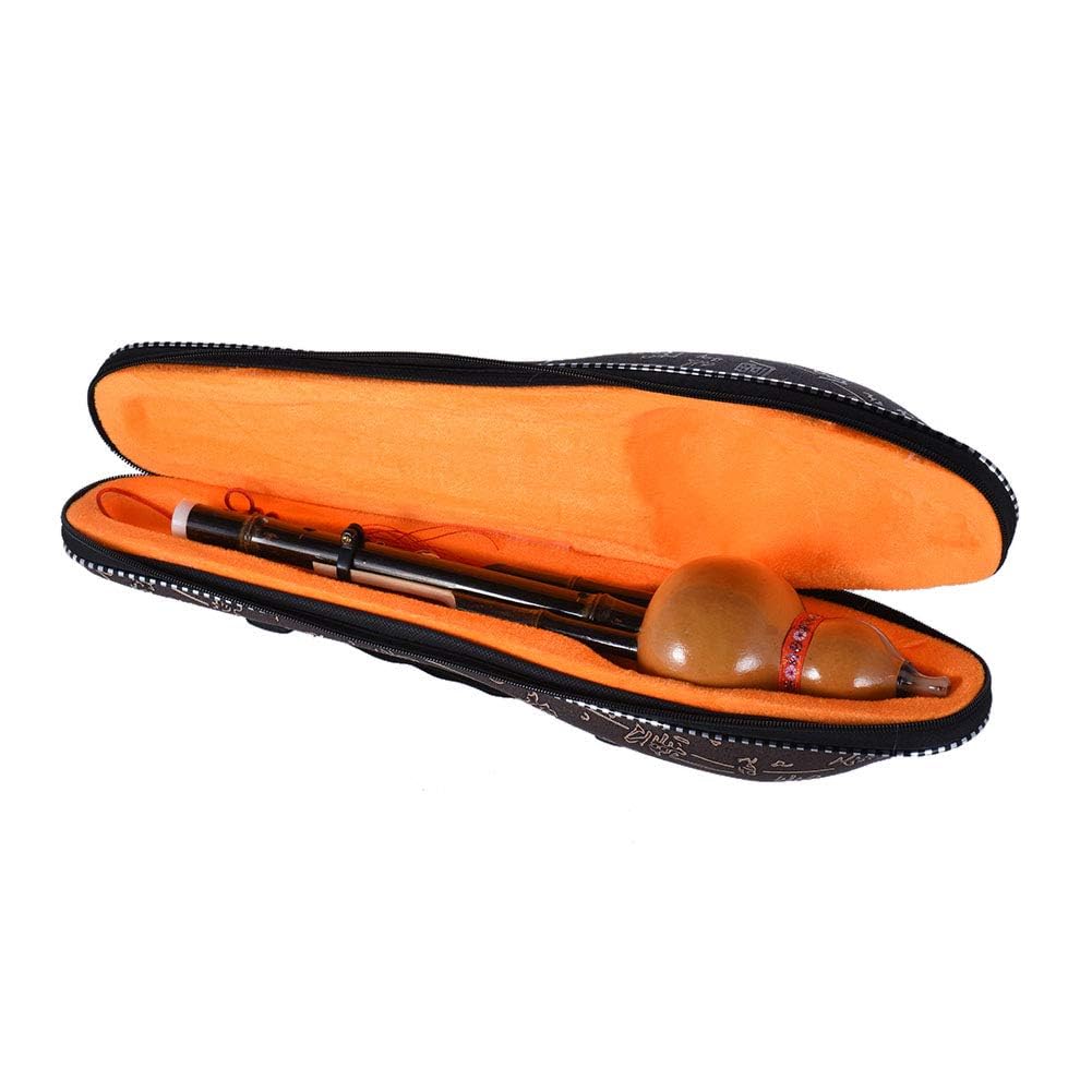 Garvee Flûte hulusi professionnelle en bambou fait main – Instrument à vent ethnique chinois – Son authentique, idéal débutants et passionnés – Cadeau anniversaire/Noël – Tonalité : Do (C key)