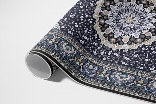 Tapis en vinyle mandala doré 150x225 cm Floorart - 6