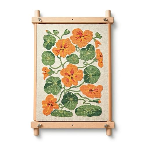Cross Stitch Frame 18 x 11 Natural Wood Embroidery Frame Cross Stitch Scroll Frames Cross Stitch Hoops Needlepoint Stretcher Bars Embroidery & Cross Stitching Supplies Accessories